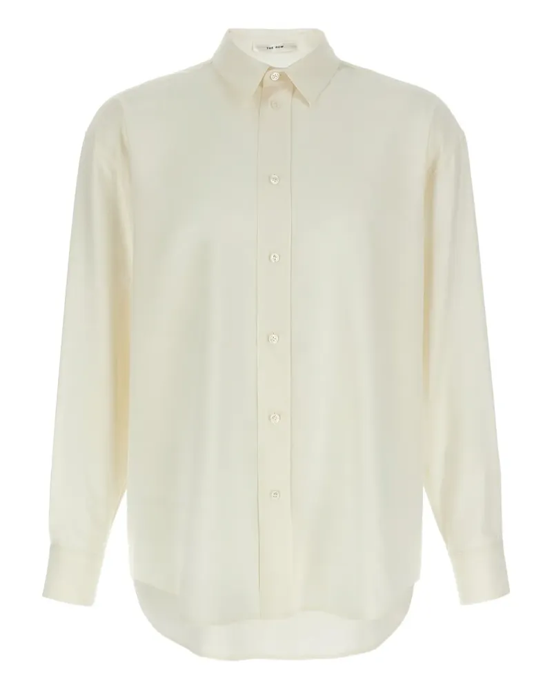 The Row Granada buttoned silk shirt - Weiß Weiß