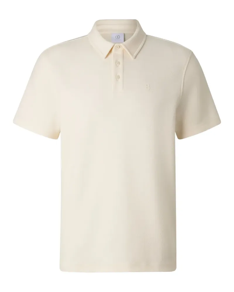 Bogner Salvo Poloshirt mit Zickzackstickerei - Nude Nude