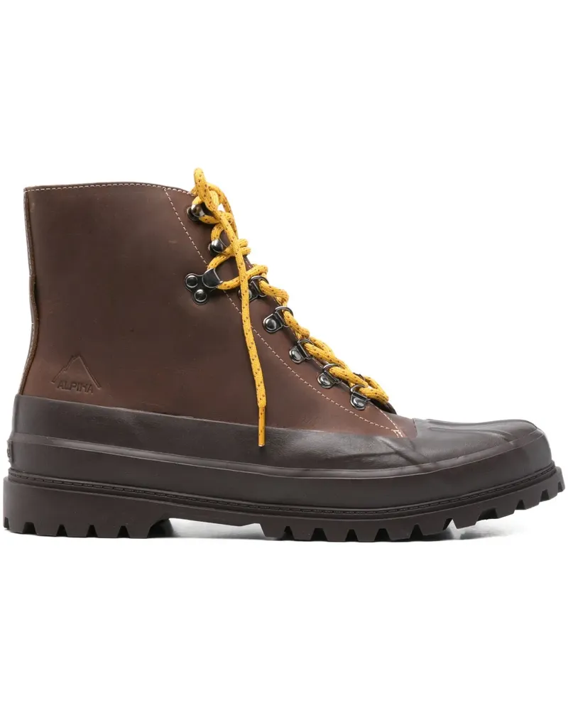 Superga Alpina boots - Braun Braun