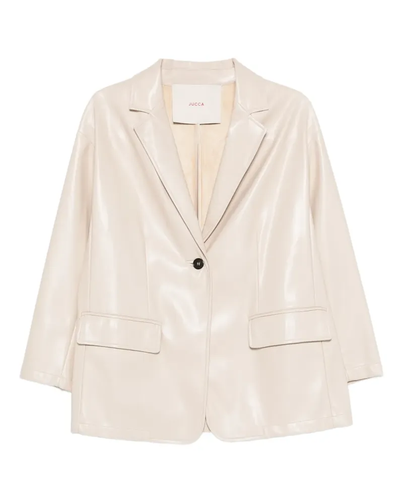 Jucca single-button blazer - Nude Nude