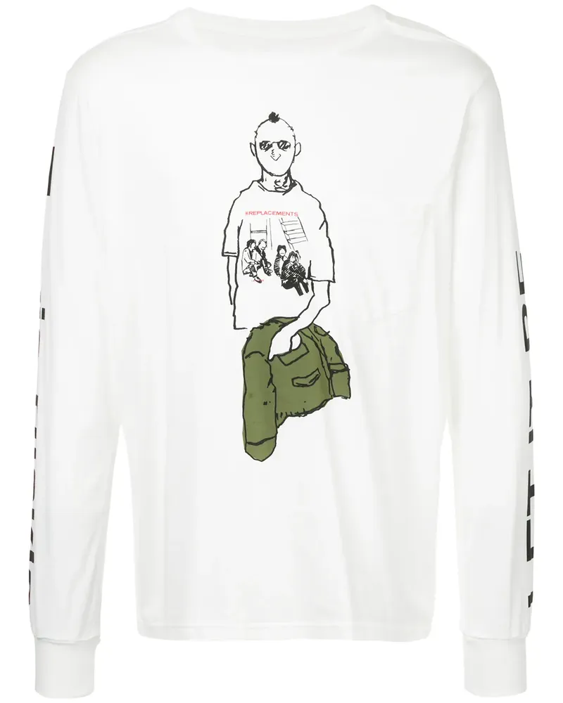 TheSoloIst T-Shirt mit Print - Weiß Weiß