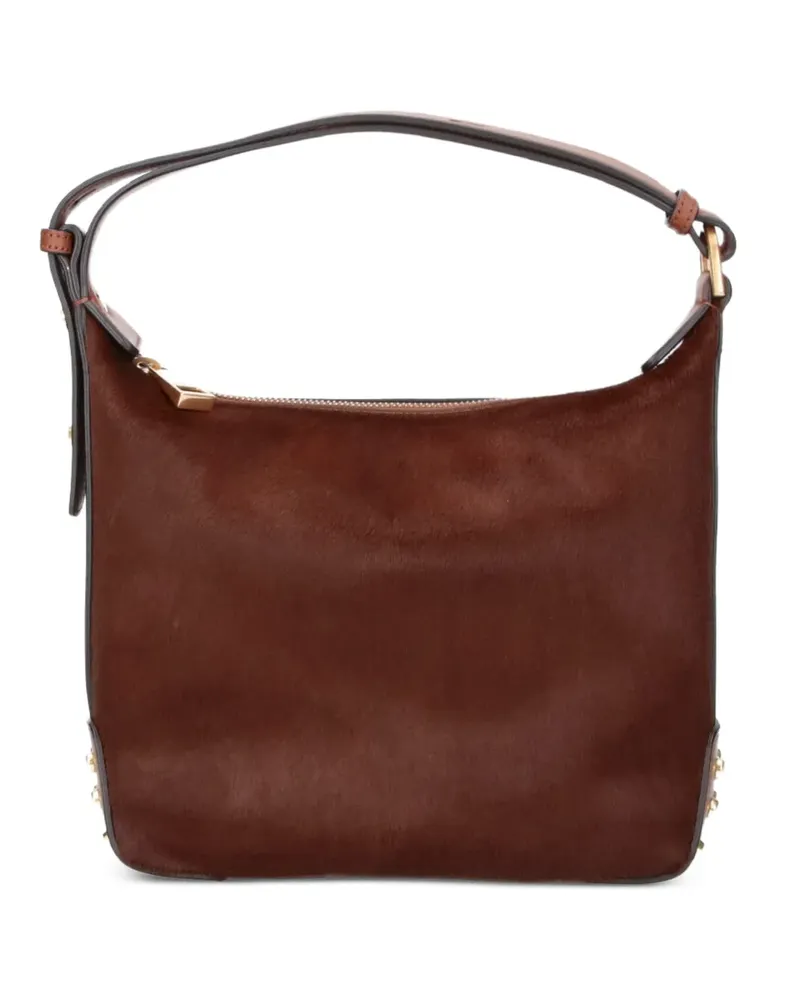 TOD'S Handtasche mit Fell - Braun Braun