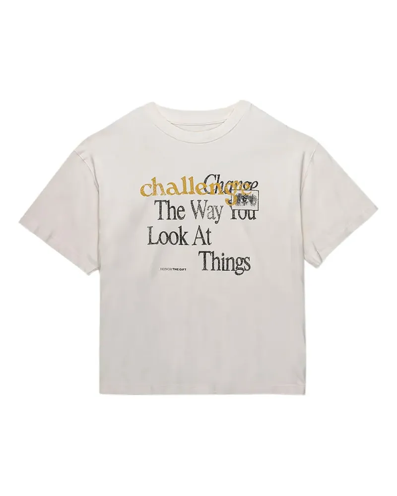 Honor The Gift Challenge Tee T-Shirt - Weiß Weiß