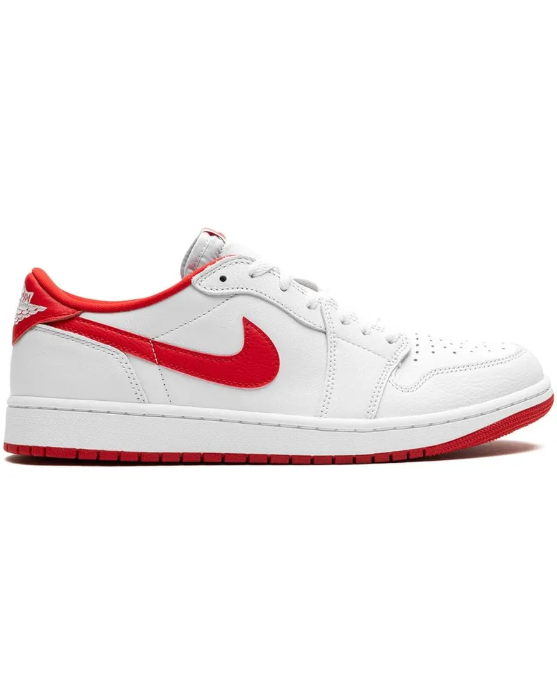 Jordan Air  1 Low OG University Red Sneakers - Weiß Weiß