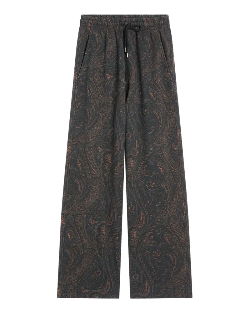 Dries van Noten Überfärbte Jogginghose - Blau Blau