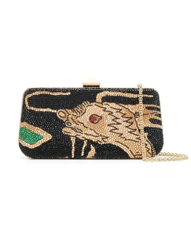 Valentino Garavani Drago Re-Edition Rockstud Clutch - Schwarz Schwarz