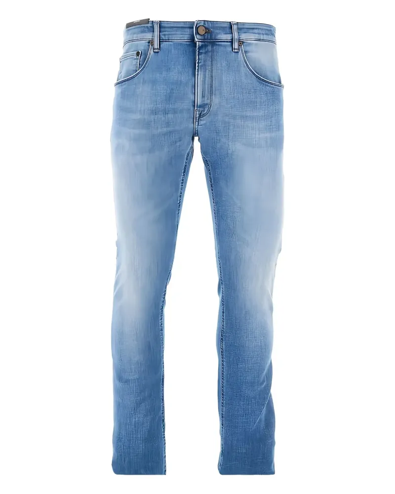 PT TORINO Jeans mit Logo-Patch - Blau Blau