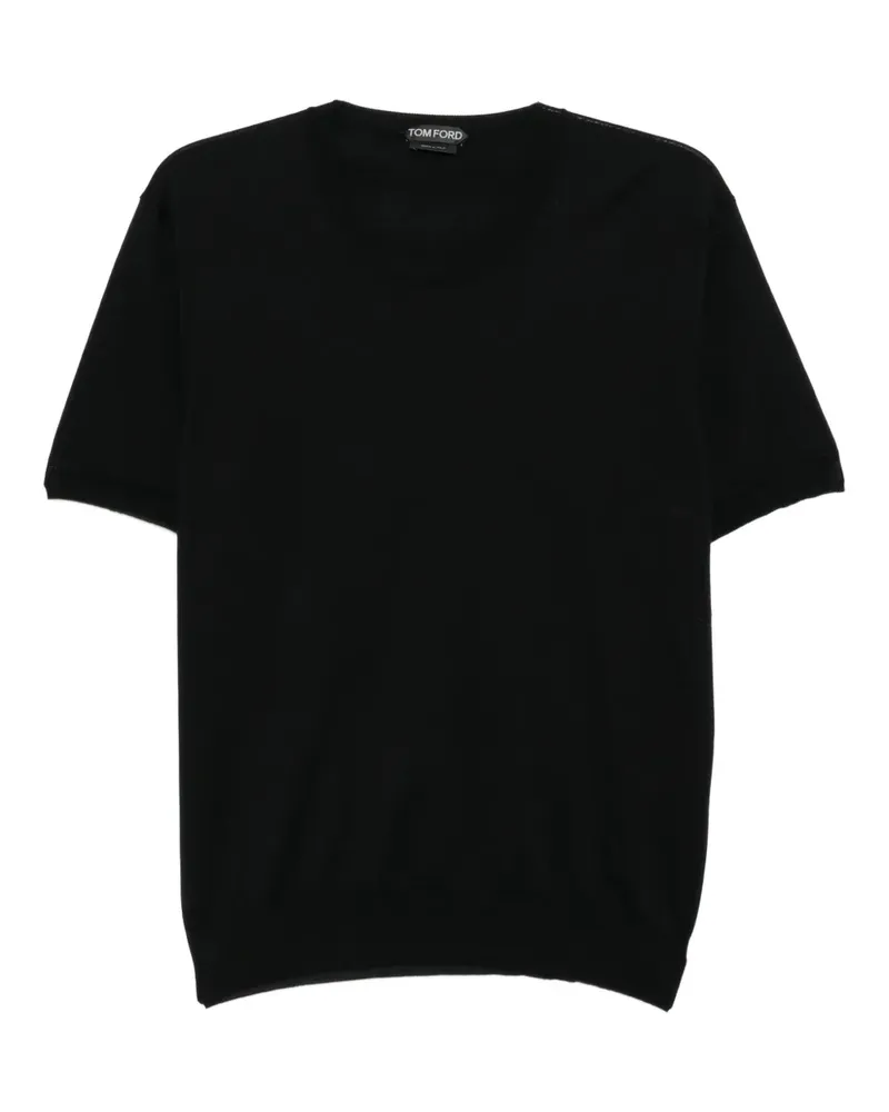 Tom Ford T-Shirt mit Rundhalsausschnitt - Schwarz Schwarz