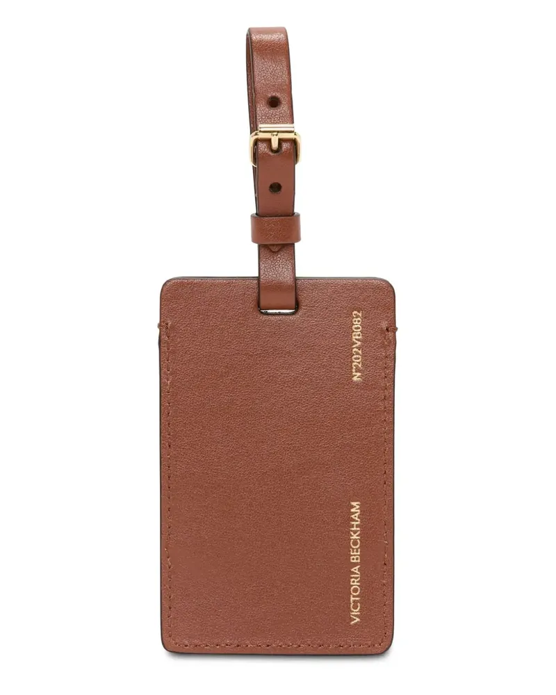 Victoria Beckham Gepäckanhänger mit Logo - Braun Braun