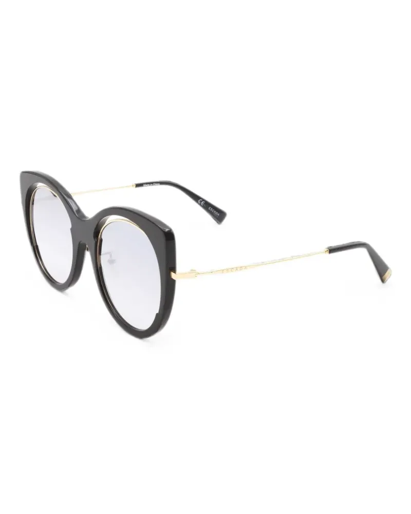 Escada Sonnenbrille mit Cat-Eye-Gestell - Schwarz Schwarz