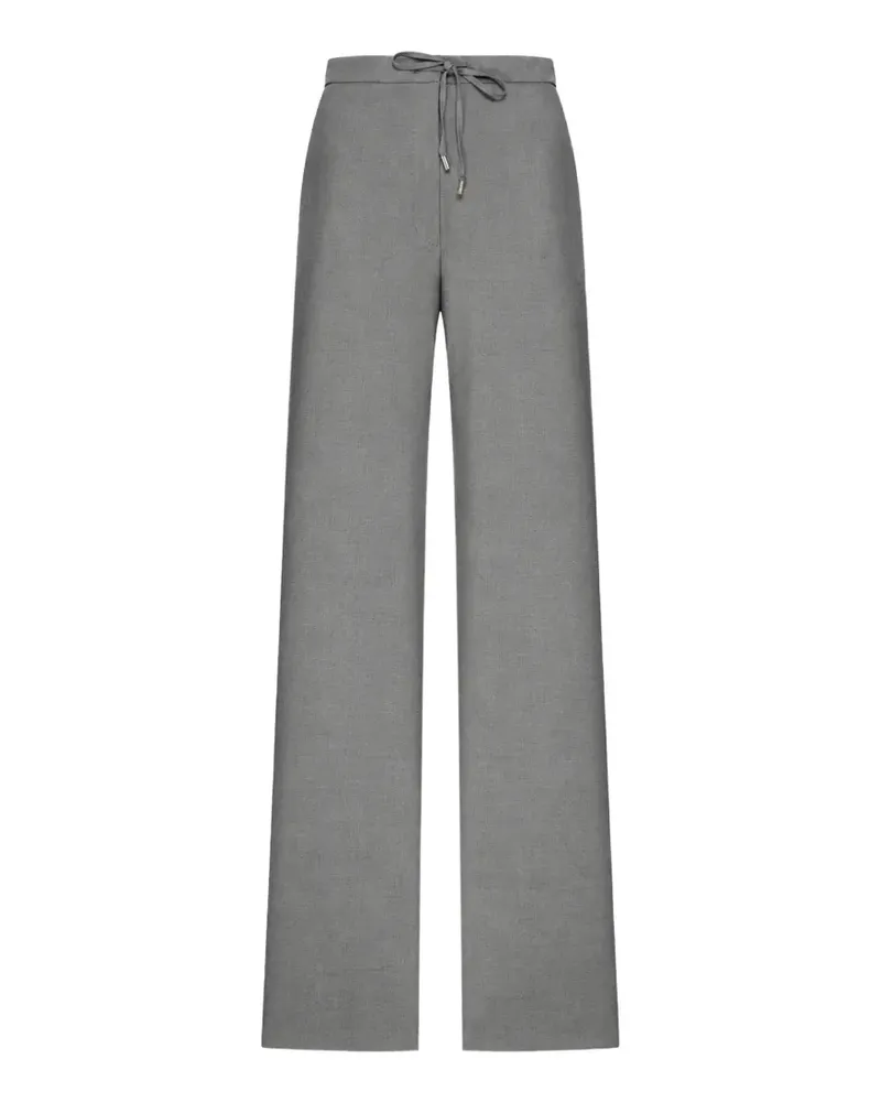 Max Mara drawstring wide-leg trousers - Grau Grau