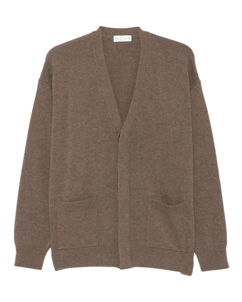 Roberto Collina Cardigan mit V-Ausschnitt - Braun Braun