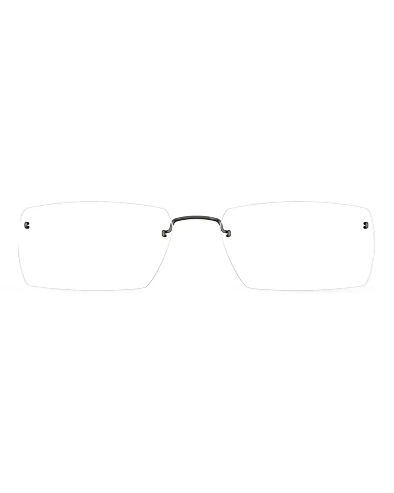 Lindberg Spirit 2516 rectangle-frame glasses - Grau Grau