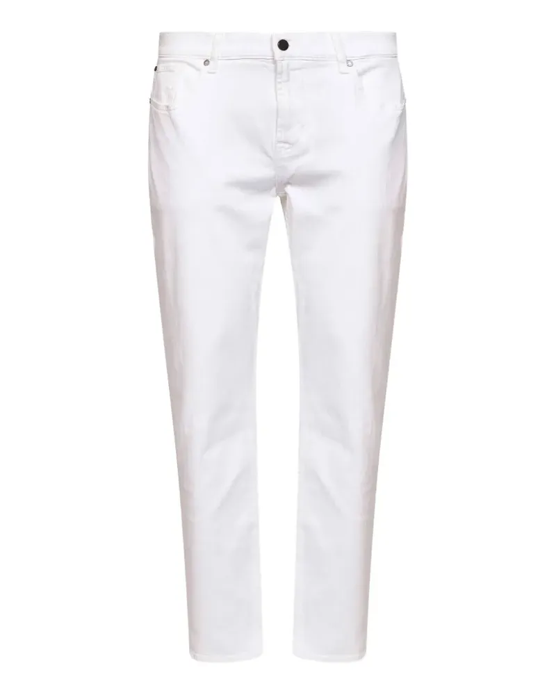 7 for all mankind slim-fit five-pocket jeans - Weiß Weiß