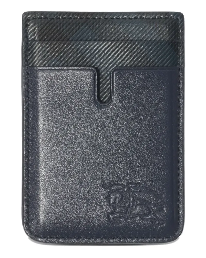 Burberry Kariertes Kartenetui - Blau Blau