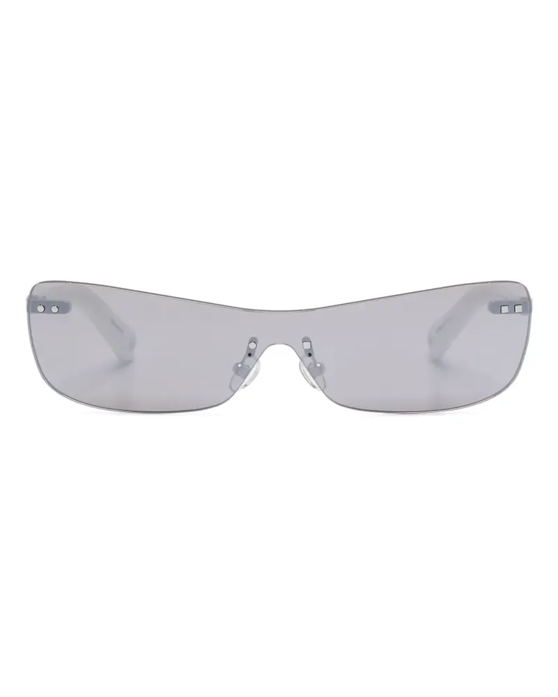 Jacquemus Mirada Sonnenbrille - Weiß Weiß