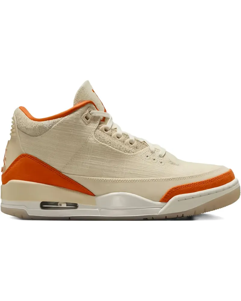 Jordan Air  3 "Orange Trance/Sail-Starfish" Sneakers - Nude Nude