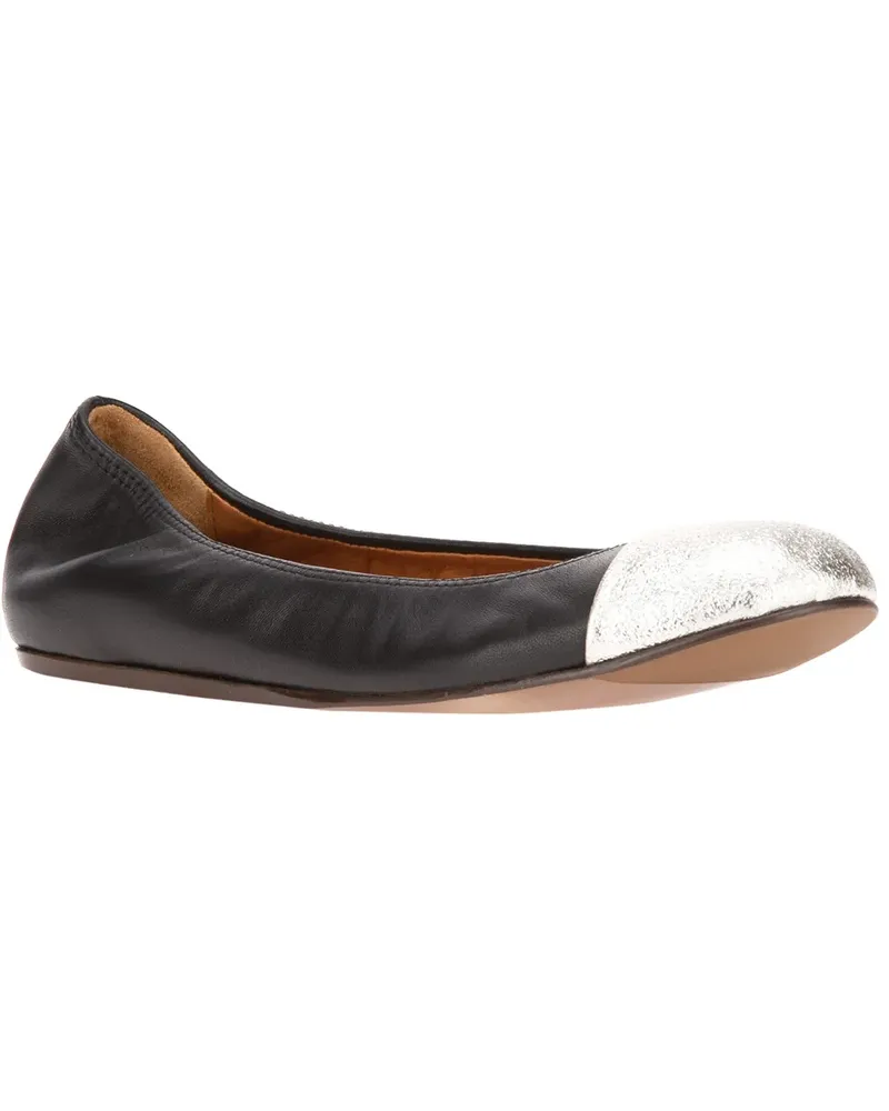 Lanvin cap toe ballerinas - Schwarz Schwarz