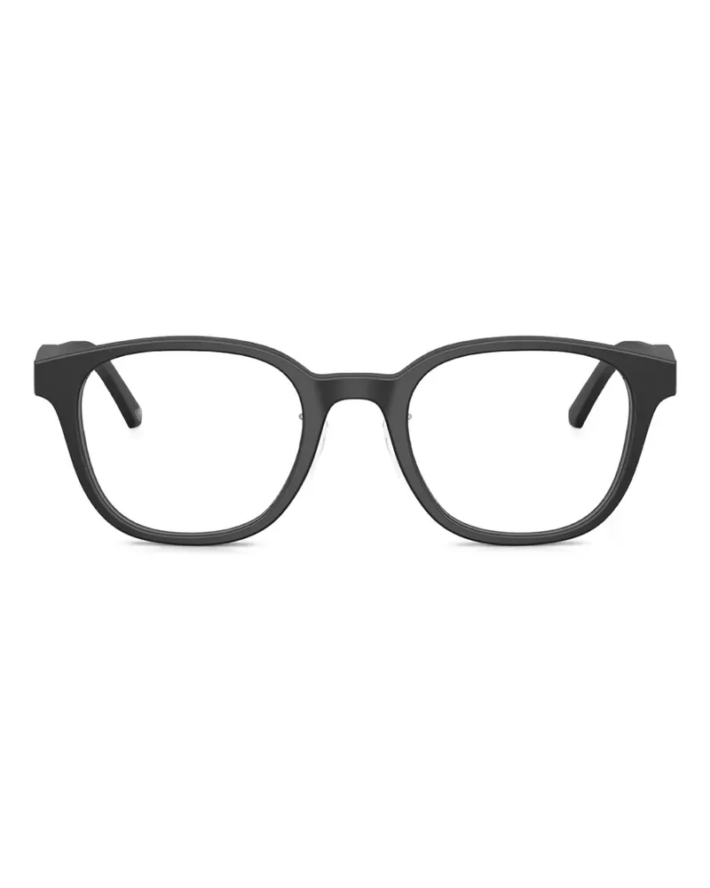 Emporio Armani Brille mit mattem Gestell - Schwarz Schwarz