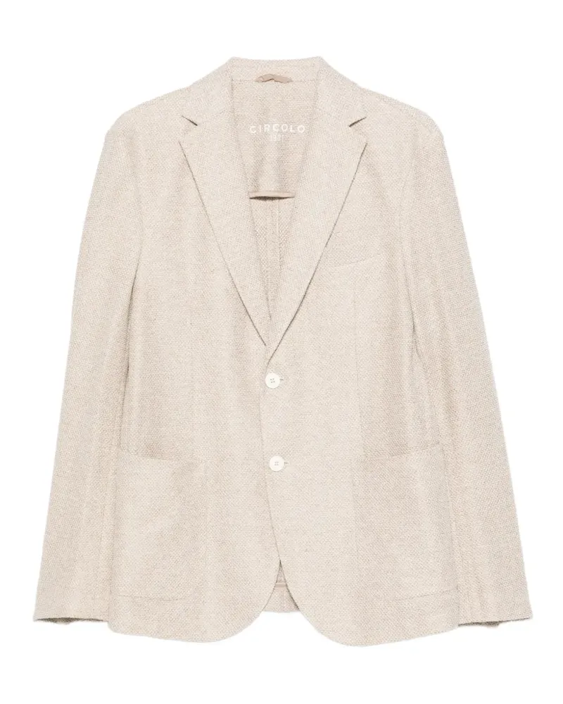CIRCOLO 1901 button linen jacket - Nude Nude