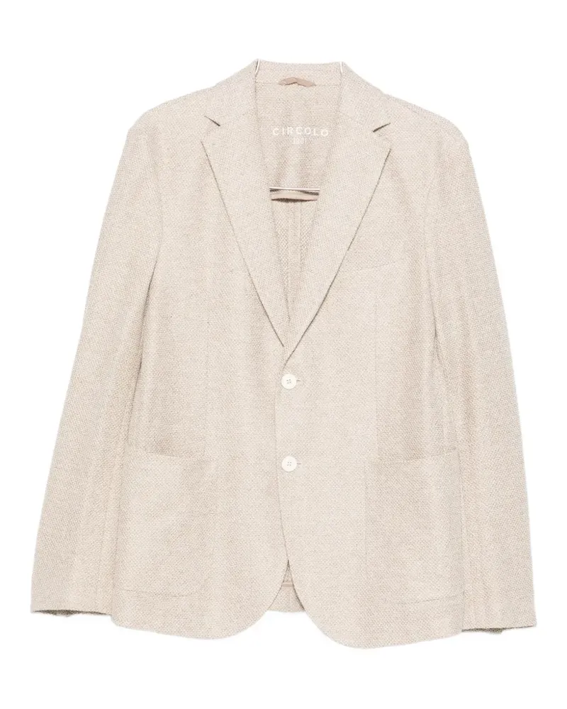 CIRCOLO 1901 button linen jacket - Nude Nude