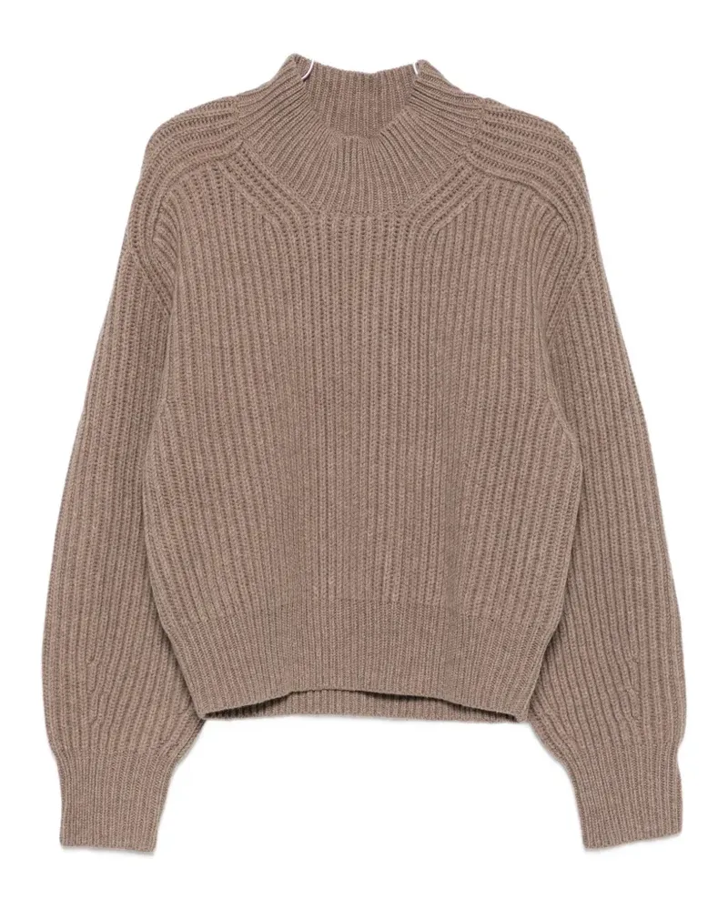 Soeur Flamand Pullover aus geripptem Strick - Nude Nude