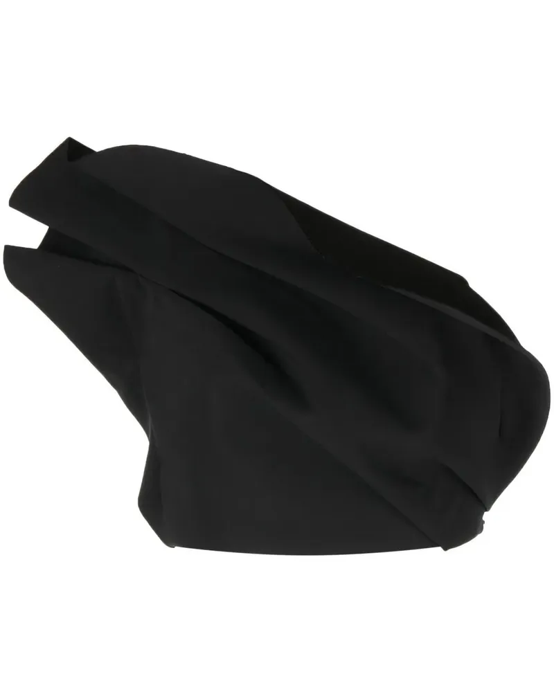 Rachel Gilbert Aurora Cropped-Top mit Raffungen - Schwarz Schwarz