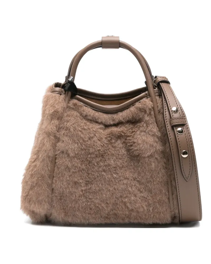 Max Mara Marine Satchel-Tasche - Braun Braun