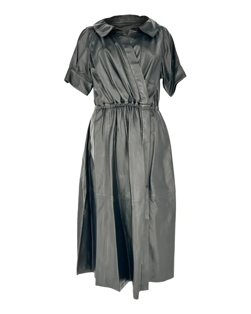 Altuzarra Lydia Wickelkleid - Schwarz Schwarz