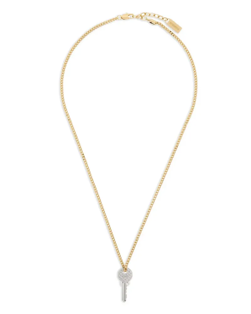 VETEMENTS key-pendant necklace - Gold Gold