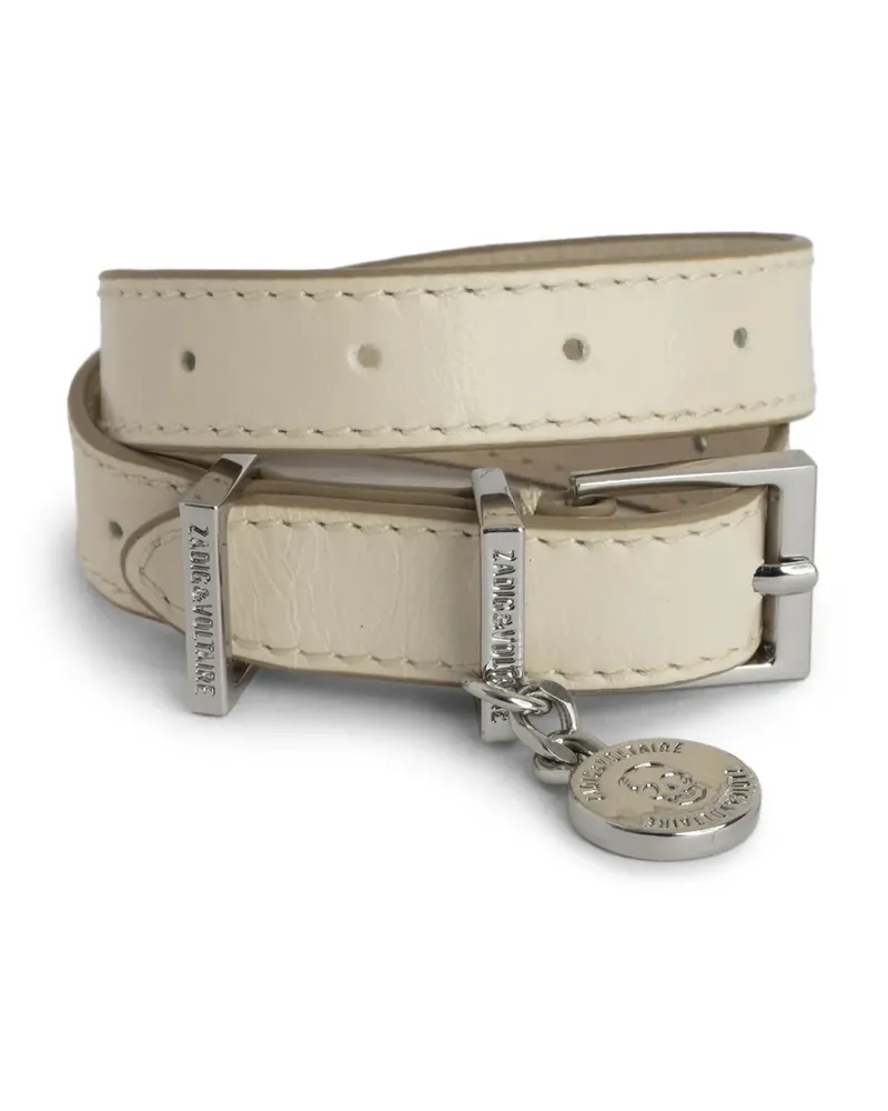 Zadig & Voltaire Doppeltes Sunny Lederarmband - Nude Nude