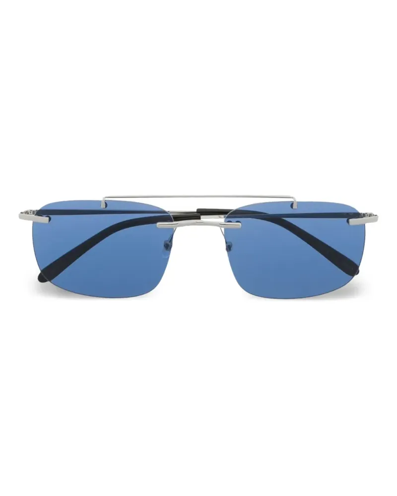 Eytys Rahmenlose Sonnenbrille - Silber Silber