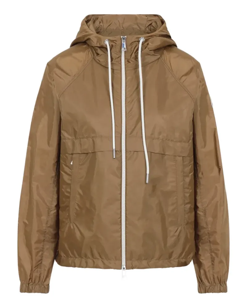 Moncler Coquelicot hooded jacket - Nude Nude