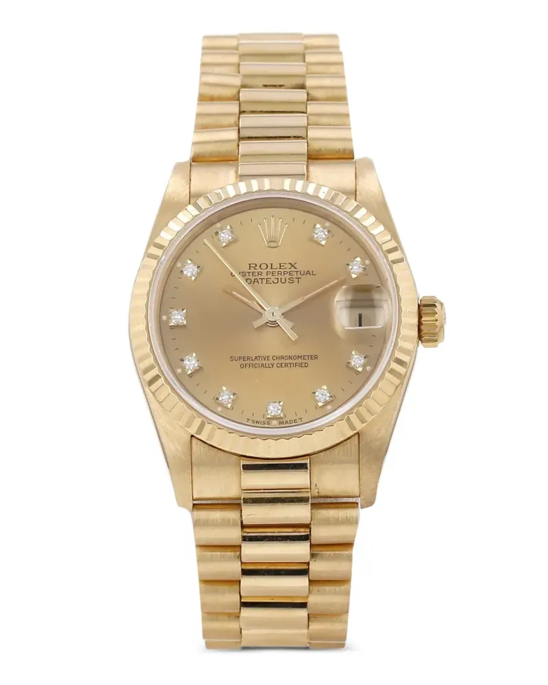 Rolex 1993 Datejust Armbanduhr 31 mm - Gold Gold