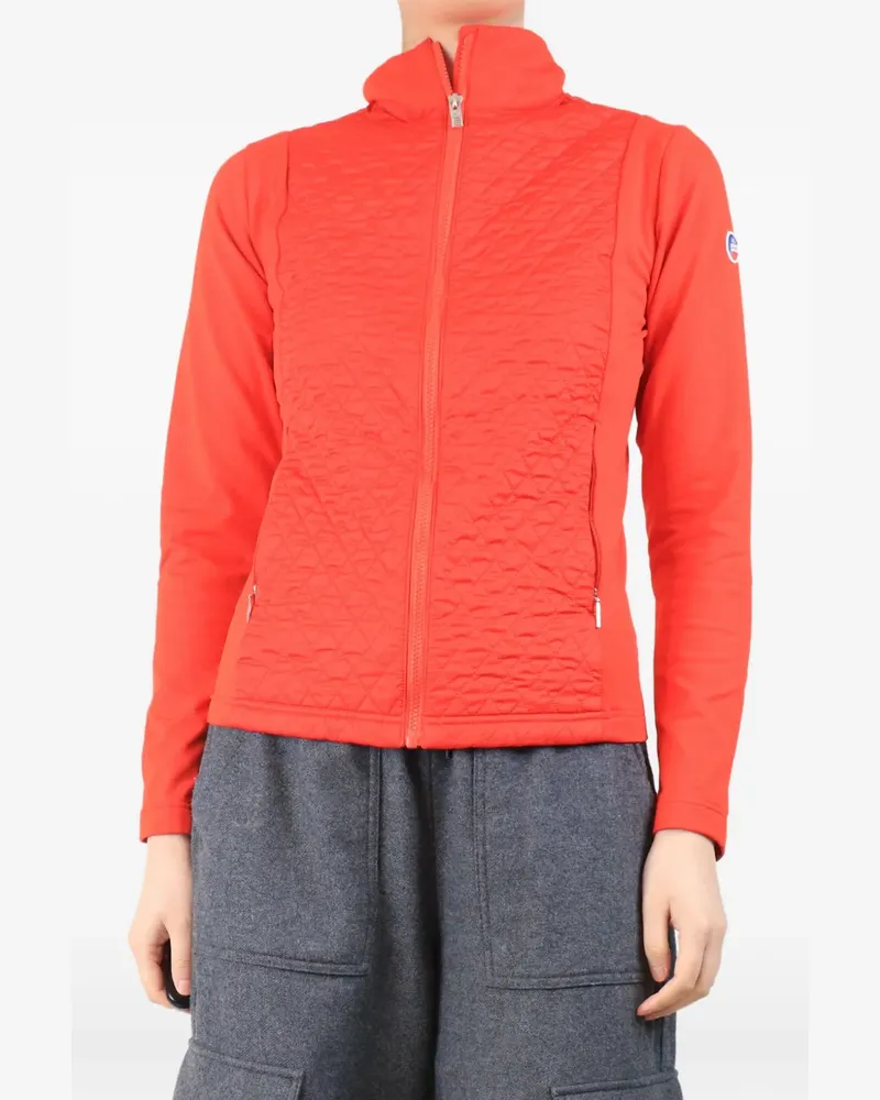 FUSALP quilted zip-up jacket - Rot Rot