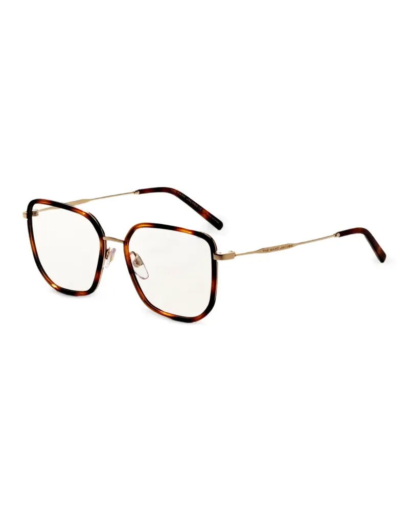 Marc Jacobs Eckige Brille in Schildpattoptik - Braun Braun