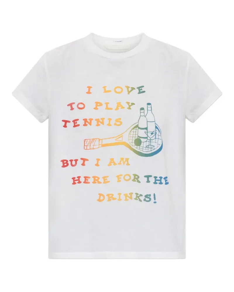 Mother T-Shirt mit grafischem Print - Weiß Weiß