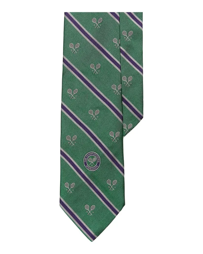 Ralph Lauren Wimbledon patterned tie - Grün Grün