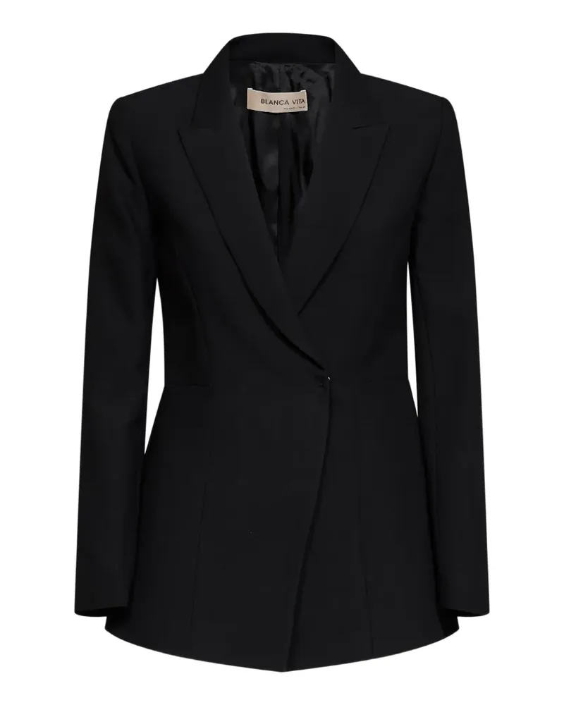 Blanca Asymmetrisches Jackett - Schwarz Schwarz