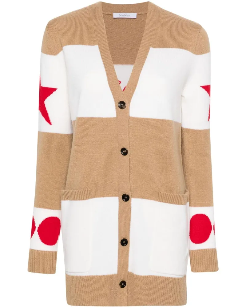 Max Mara Valido 1951 Cardigan - Weiß Weiß