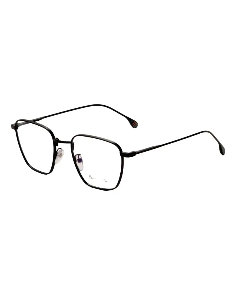 Paul Smith Edgar Brille mit eckigem Gestell - Schwarz Schwarz