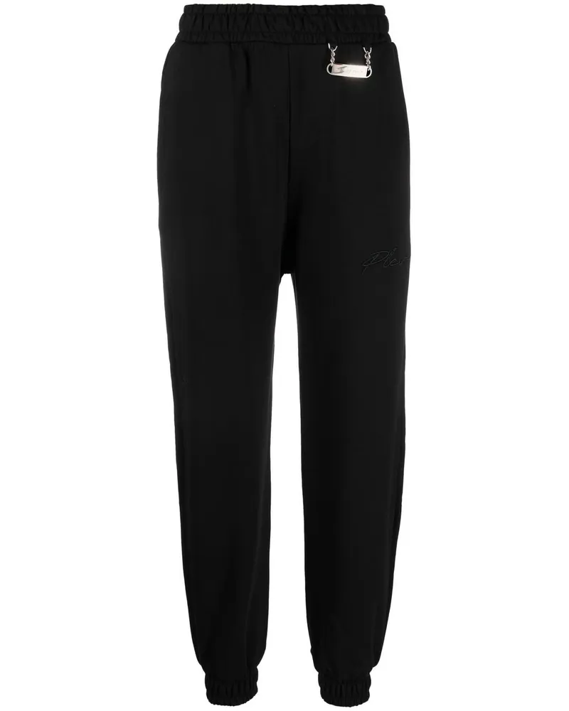 Philipp Plein Jogginghose mit elastischem Bund - Schwarz Schwarz