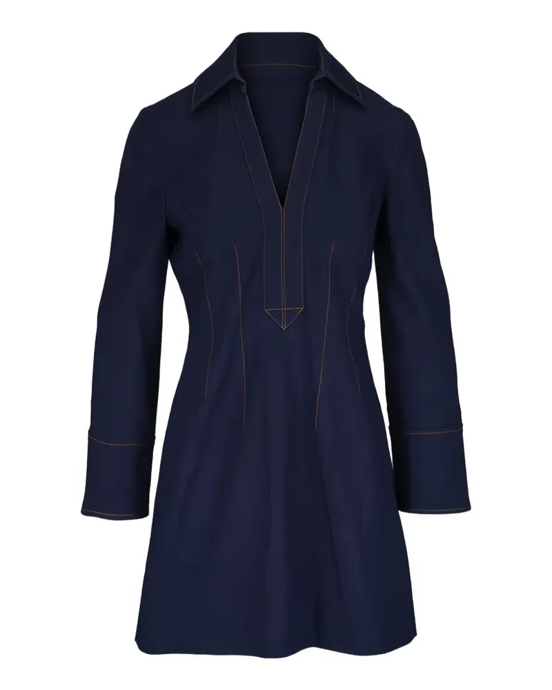 Veronica Beard Raymond denim mini dress - Blau Blau