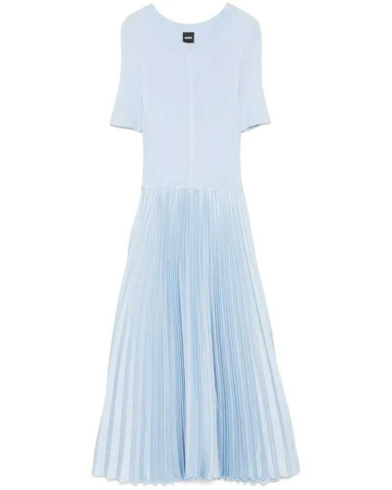 HUGO BOSS Midikleid mit Einsätzen - Blau Blau