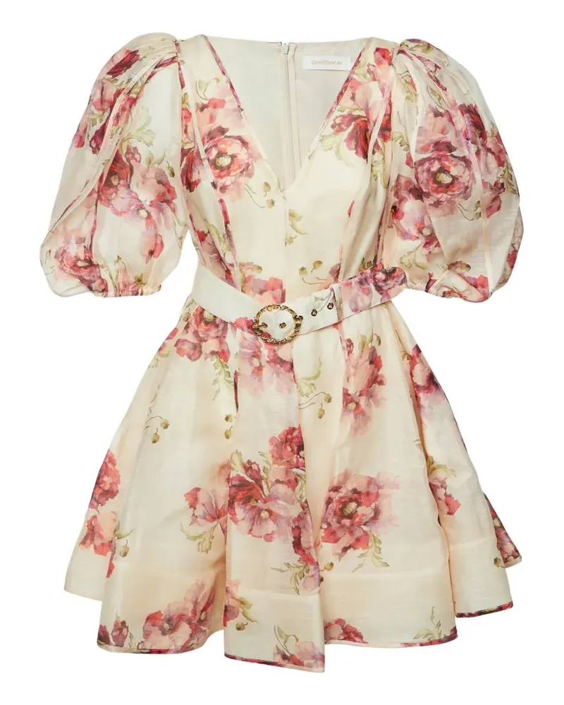 Zimmermann High Tide Minikleid - Nude Nude
