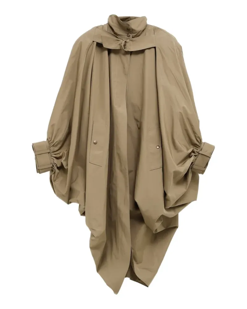Chloé belted batwing-sleeve coat - Nude Nude