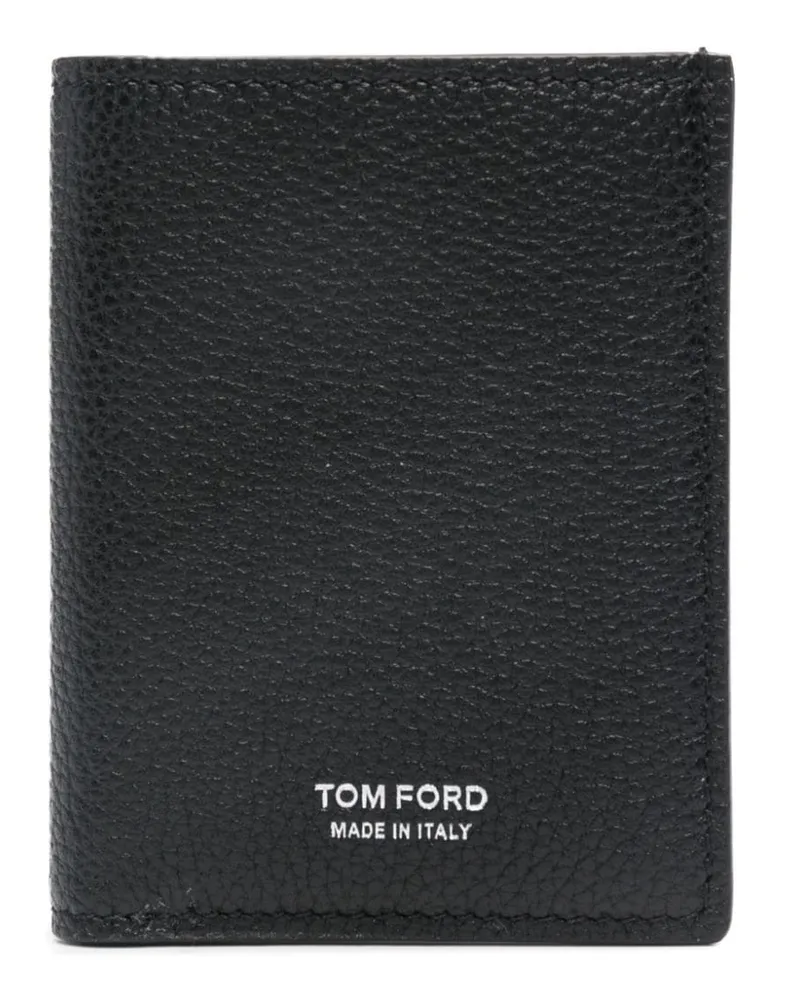 Tom Ford Kartenetui mit Logo-Print - Schwarz Schwarz