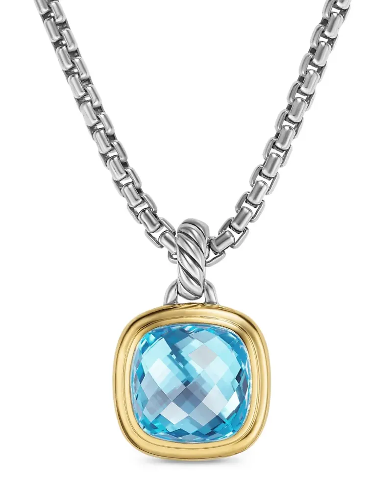 David Yurman 18kt Albion Gelbgold- und Sterlingsilberanhänger mit Topas Silber