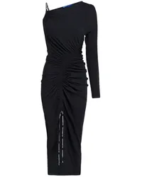 Karl Lagerfeld Asymmetrisches Maxikleid Schwarz