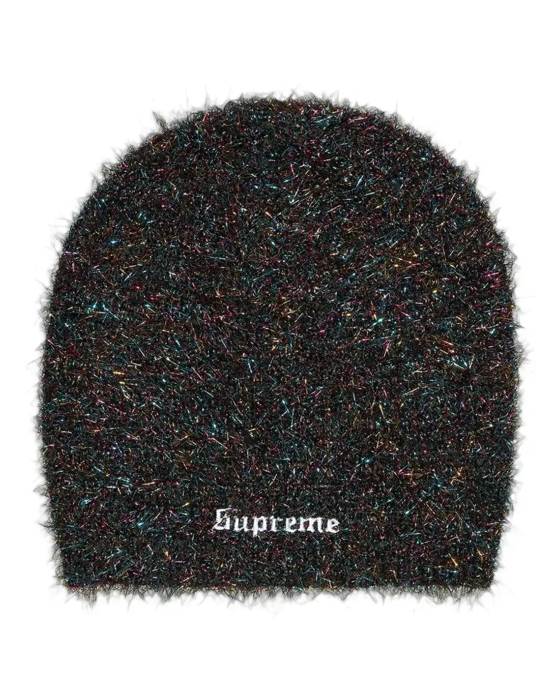 Supreme Being sparkle beanie - Schwarz Schwarz
